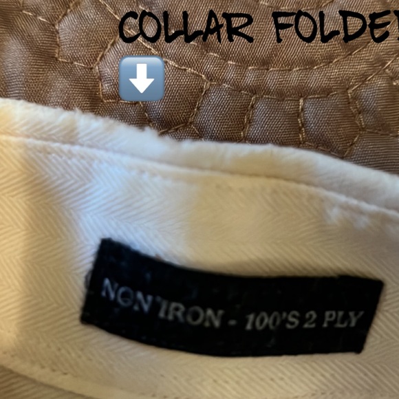 11. Pronto•Uomo Mens Dress Shirt in Light Peach - Picture 14 of 14